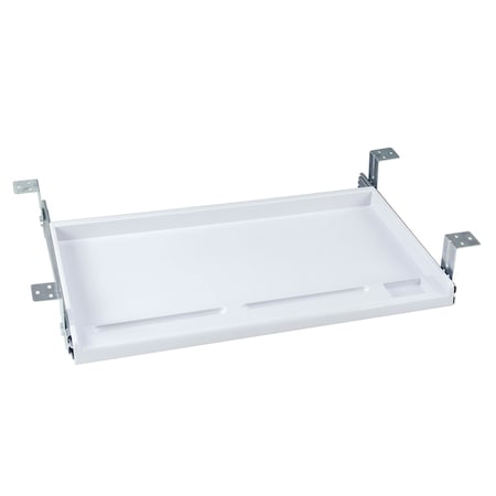 Aidata Standard Under Desk Keyboard Tray, Platinum KB003